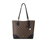 NINE WEST Women's Brooklyn Small Jet Set Handbag, Crossbody, Satchel, Tote, Wallet, Brownblack, Large