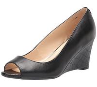 Nine West Women's Cape9x9 Wedge Sandal, Black, 3.5 UK