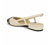 Nine West Women's Charme Ballet Flat, Cream/Black 150, 6.5 UK