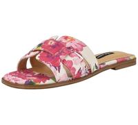 Nine West Women's Germani Flat Sandal, Pink Tea Party Floral Multi 661, 7.5 UK