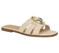 Nine West Women's Graso Flat Sandal, Cream 150, 6 UK