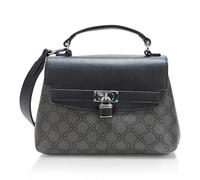 Nine West Women's Josey TOP Handle W Wide Strap, Jet Black Logo, Small
