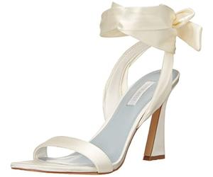 NINE WEST Women's Kelsie Heeled Sandal, Ivory, 6.5 UK