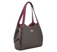 Nine West Women's Kitt 3 Comp Carryall, Designer, Trend, Shoulder, Brown Boysenberry, Medium