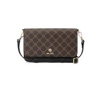 Nine West Women's Lockup 9s Phone Wallet Crossbody etta, Tote, Purse, ava, Bag, Designer, Brown Black, One Size