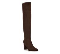 Nine West Women's Miykah Over-The-Knee Boot, Dark Brown 200, 6.5 UK