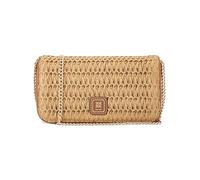Nine West Women's Nefi Phone Chain Crossbody Phone, clutch, chain, wedding, prom, occasion, straw, raffia