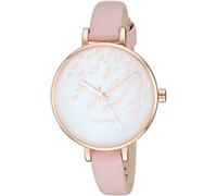 Nine West Women's NW/2134RGPK Rose Gold-Tone and Pink Strap Watch