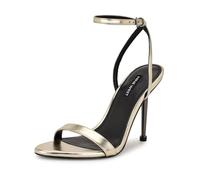 Nine West Women's Reina Heeled Sandal, Light Gold 714, 4 UK