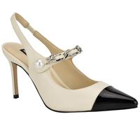 Nine West Women's Rendez Pump, Cream/Black Multi 150, 8.5 UK