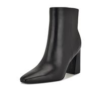 Nine West Women's Reraye Ankle Boot, Black Leather 002, 8.5 UK