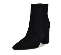 Nine West Women's Reraye Ankle Boot, Black Suede 001, 4.5 UK