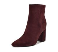 Nine West Women's Reraye Ankle Boot, Dark Red Suede 600, 7.5 UK