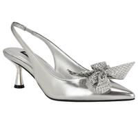 Nine West Women's Rills Pump, Silver 040, 8.5 UK