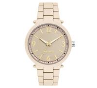 Nine West Women's Rubberized Bracelet Watch, Cream, NW/3012CRCR