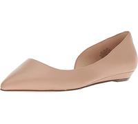 NINE WEST Women's SAIGE3 Ballet Flat, Light Natural Synthetic, 6 UK