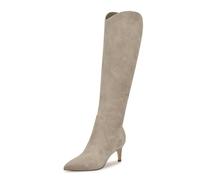 Nine West Women's Sirena Knee High Boot, Taupe Suede 240, 5.5 UK