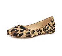 Nine West Womens Speakup, Leopard Raffia 101, 8