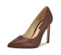 NINE WEST Women's Tatiana Pump, Dark Tan, 6 UK