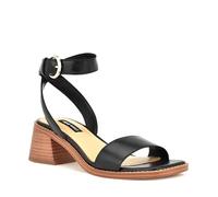 NINE WEST Women's Tora Heeled Sandal, Black 001, 8 UK