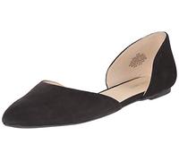 NINE WEST Women's Wnstarship Ballet Flat, Black, 7.5 UK