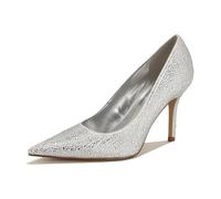 Nine West x Marilyn Monroe Women's Glamor Pump, White Satin 140, 5.5