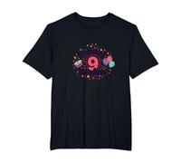 Nine Years of Fabulous Birthday Celebration T-Shirt, Men's Big and Tall, Black, 4X Tall