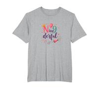 Ninederful: Whimsical 9th Birthday Celebration T-Shirt, Men's Big and Tall, Heather Grey, 2X Tall