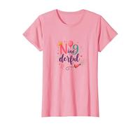 Ninederful: Whimsical 9th Birthday Celebration T-Shirt, Women, Pink, M
