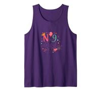 Ninederful: Whimsical 9th Birthday Celebration Tank Top, Men, Purple, S
