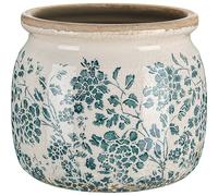 Ninehaoou Vintage Planter Large Ceramic Plants Pot Green Vintage Rose Ice Crack Cottage Scroll Vase Flower Vase Pot Indoor Plants Home Kitchen Decor Farmhouse Antique Decorative Gifts