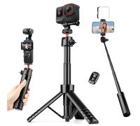 Nineigh 65cm/25.6'' Selfie Stick Tripod for Gopro | 360° Rotation, Mini Desk Phone Tripod Stand Compatible with DJI Osmo Pocket Insta360 and Other Action Camera for Travel Vlog