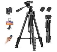 Nineigh Camera Phone Tripod, 75'' Lightweight DSLR Camera Stand
