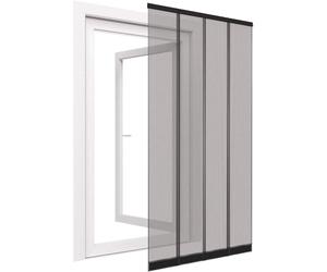 NiNeKa Easy Life Insect Screen Curtain for Doors Made of Polyester with Connecting Strip with Adhesive Tape and Sewn Weight, Size: 100 x 220 cm