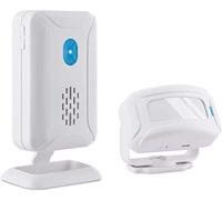 Nineleaf 1 Pack 5 Mode Motion Sensor Alarm with Color Light, Wireless Infrared Home Security System, PIR Motion Detector Alert, Entrance Welcome Doorbell for Shop Store Hotel Office