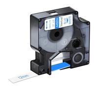 NineLeaf 1 Pack Compatible with Dymo D1 Label Tape 45014 S0720540 A45014 Blue on White 12mm x 7m for Dymo Label Maker Refills for Dymo LabelManager 160 280 210D 260P 360D Label Maker