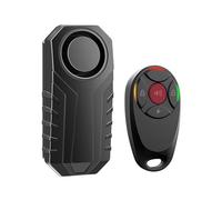 NineLeaf 113dB Bike Alarm Anti Theft,Bicycle Alarm with Remote Control,Wireless Anti-Theft Security Alarms with Universal Remote Strap for Bike Motorcycle Scooter Vehicles Door Window,SOS Function