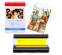 NineLeaf 1PK Replacement for Canon Selphy CP1300 CP1500 CP1200 CP1000 CP910 CP820 Photo Paper and Cartridge, KP-36IN KP36 Postcards for Canon Selphy Photo Printer, 1 Cartridge + 36 (10 x 15 cm)