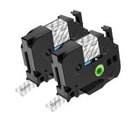 NineLeaf 2 Pack Compatible for Brother P-Touch TZe-161 TZ-161 TZe161 TZ161 36mm 1.4'' 8m Laminated Black on Clear Label Tape Cassette for Ptouch PT-9200DX PT-9200PC PT-9400 PT-9500PC Label Maker