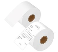 NineLeaf 2 Roll Replacement 30270 2-1/4'' 57mm x 249' 76m White Continuous Receipt Labels ROS Paper Direct Thermal Tape Compatible for Dymo 450 Twin Turbo CoStar Zebra GX430T, NOT FIT 550 & 5XL