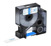 NineLeaf 20 Pack Compatible with Dymo D1 Label Tape 45011 S0720500 A45011 Blue on Clear 12mm x 7m for Dymo Label Maker Refills for Dymo LabelManager 160 280 260P 450 450D Label Maker