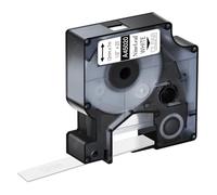 NineLeaf 30 Pack Compatible with Dymo D1 Label Tape 45020 S0720600 A45020 White on Clear 12mm x 7m for Dymo Label Maker Refills for Dymo LabelManager 160 280 210D 260P 360D Label Maker