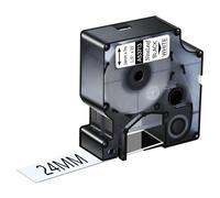 NineLeaf 40 Pack Compatible with Dymo D1 Label Tape 53713 S0720930 A53713 Black on White 24mm x 7m for Dymo Label Maker Refills for Dymo LabelManager 450D 640 PnP Wireless PC II Label Maker