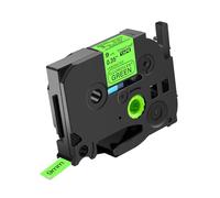 NineLeaf Compatible for Brother 9mm 0.35'' TZe-D21 TZ-D21 TZeD21 TZD21 AZe Matte Laminated Black on Fluorescent Green Label Tape Cassette for P-Touch Label Maker Refills PT-1280 1280BT 1280SP, 40PK