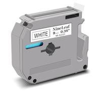 NineLeaf Compatible for Brother P-Touch M Tape M-K221s M-K221 MK221 M-221 M221 9mm 0.35'' Non Laminated Black on White Label Tape Cassette for P-Touch PT-70HOT 70SP M95 Label Maker, 40PK