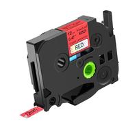 NineLeaf Compatible for Brother P-Touch TZe-431L1 TZe431L1 TZ431L1 AZe 12mm 0.47'' Glitter Rainbow Bling Laser Laminated Black on Starry Red Label Tape for P-Touch PT-1190 1230PC Label Maker, 40 PK