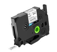 NineLeaf Compatible for Brother P-Touch TZe-FX231 TZ-FX231 TZeFX231 TZFX231 AZe 12mm 0.47'' Flexible ID Cable Black on White Laminated Label Tape Cassette for P-Touch PT-H110 E800W Label Maker, 50 PK