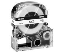 NineLeaf Compatible for Epson Label Maker LC-4WBN SS12KW 12mm x 8m Black on White Label Tapes for LabelWorks LW-300 LW-300L LW-400 LW-500 LW-600P LW-700 LW-900P LW-1000P KingJim TepraPro, 40PK