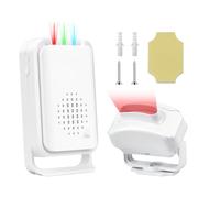 NineLeaf Driveway Motion Sensor Alarm Outdoor,PIR Sensor Outdoor,Home Wireless Security System,Dog Cat Doorbell,IP64 Waterproof Door Bell Chime Radar Infrared for Shop Store Office Home Mailbox Garage