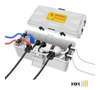 NineLeaf Grey Outdoor Electrical Box,Weatherproof Connection Box